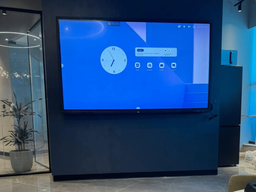 Interactive LCD kiosk screen display
