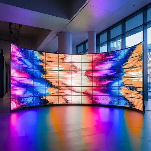 Flexible LED screens