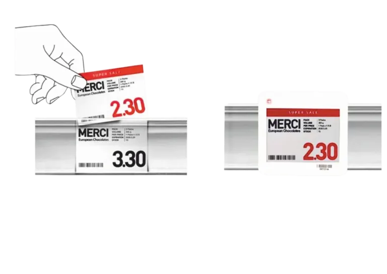 Diagram comparing electronic pricing to manual pricing