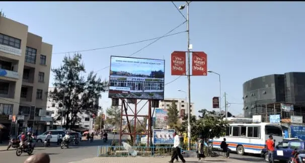 DGICON outdoor LED screen installation in Africa