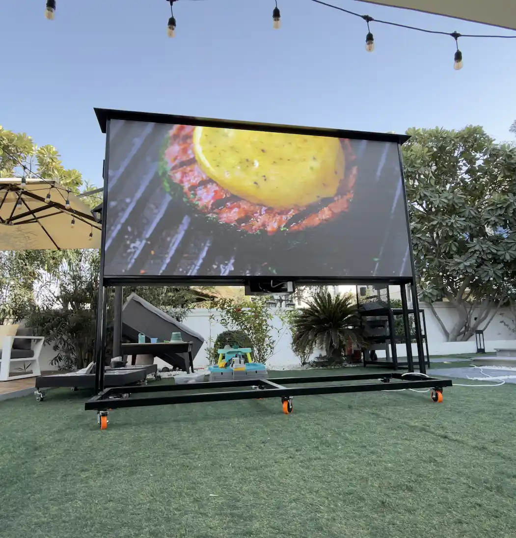 DGICON Outdoor LED billboard for events on lawn setup